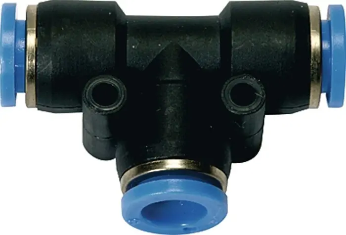 Preisknaller T-Steckverbindung Blaue Serie 10mm L1 27.9mm RIEGLER, Menge 10 Stk