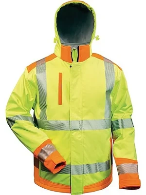 Preisknaller Feldtmann Warnschutzsoftshelljacke Rickmer Gr.XXL gelb/orange ELYSEE