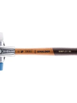 Sichere Zahlung Schonhammer SIMPLEX L.330mm Kopf-Ø40mm HO Superplast.weiß/TPE-soft blau HALDER