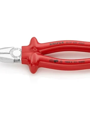 Preiswert Kombizange L.200mm tauchisol. verchromt VDE KNIPEX
