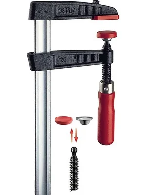 Jetzt Bestellen Temperguss-Schraubzwinge TG Spann-W.160mm A.80mm Holzgr.25x6mm BESSEY