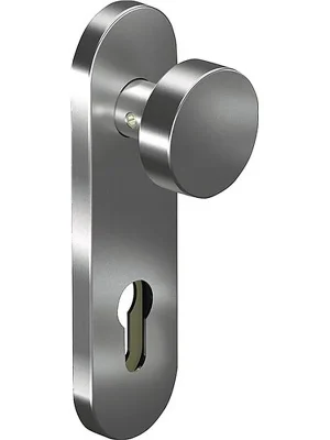 FS-Knopfkurzschild OGRO 3020/7050 AL FS Alu.F1 ovales Kurzschild Vollblatt OGRO Zertifiziert
