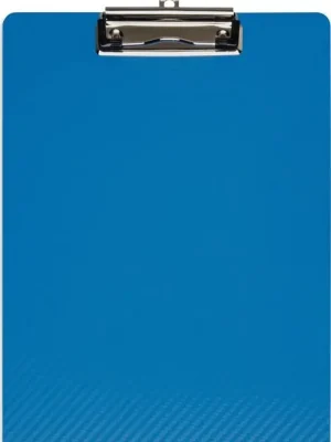 Jakob Maul Klemmbrett PP Bügelklemme mit Griffmulde DIN A4 blau, Menge 12 Stk Nur Heute