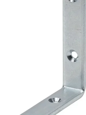 Heißes Angebot August Vormann Winkel sta.L.120mm B.20mm S.5mm Stahl blau verzinkt Loch-Ø6mm VORMANN, Menge 10 Stk