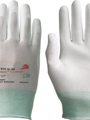 KCL Handschuhe Camapur Comfort 616 Gr.7 weiß EN 388 PSA II 10 PA, Menge 10 Stk Zertifiziert