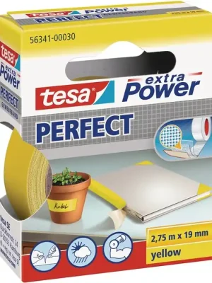 Neu Im Sortiment Gewebeband ext.Power 56341 gelb L.2.75m B.19mm Rl.TESA, Menge 10 Rolle
