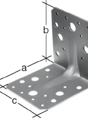 GAH Alberts Schwerlastwinkelverbinder 50x50xmm Anz.Löcher3/10 S.2.5mm GAH, Menge 50 Stk Letzte Chance