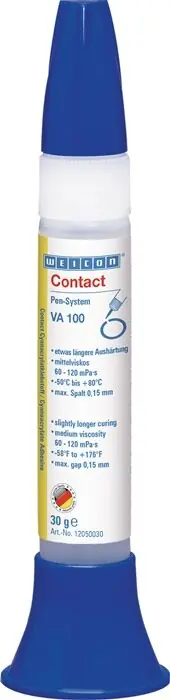 Preiswert Cyanacrylatklebstoff Contact VA 100 30g farblos Pen-System WEICON, Menge 20 Stk