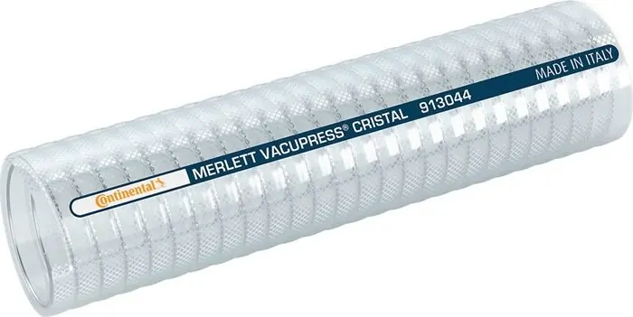 Meistverkauft ContiTech Saug- und Druckschlauch Vacupress Cristal ID19mm AD28mm L.60m transp.Wandst.4.5mm, Menge 60 lfm