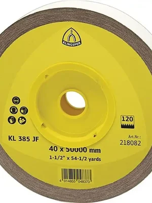 Nur Für Kurze Zeit Schleifgeweberolle KL 385 JF 40mm K.100 für Metall Korund KLINGSPOR