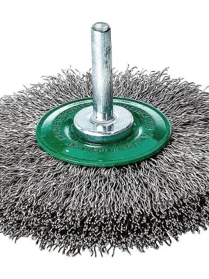 Lessmann Schaftrundbürste Ø30mm Schaft 6mm Drahtstärke 0.2mm VA 6mm 20000min-¹ Neu