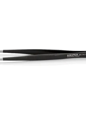 Abverkauf Knipex Präzisionspinzette L.145mm ger.gezahnt.rd.rostfrei.antimagn. Spitzenbr. 3.5mm