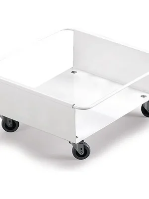 Fahrwagen mit 4 Lenkrollen Wertstoffsammler 90l weiß DURABLE Begrenztes Angebot