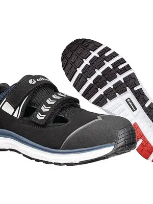 ISM Sicherheitssandale JETSTREAM IMPULSE LOW Gr.40 schwarz/blau Mikrofaser Echt