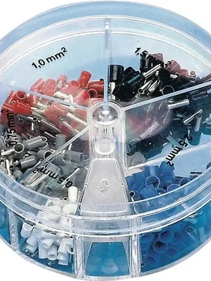 Aderendhülsenbox 400tlg.0.50-2.50 mm² Kunststoff-Box Mega-Angebot