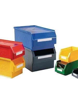 Angebot Sichtlagerkasten L350xB200xH200mm PE grün KAPPES