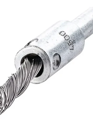 Pinselbürste Ø6mm Schaft 6mm Drahtstärke 0.25mm Stahl 4500min-¹ LESSMANN Sofort Bestellen