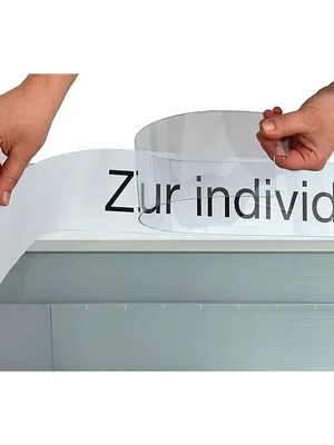 Abverkauf Eichner Beschriftungsstreifen für Kopfleiste B800xH100mm VE 2 St.