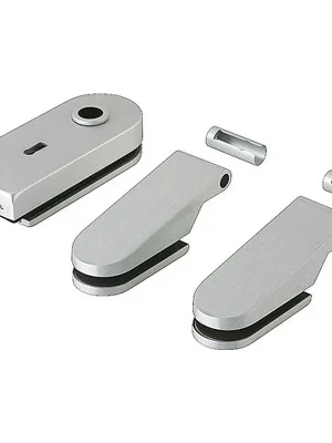 Glastürbeschlag STUDIO Rondo LM silber elox.BB DIN L/R DORMA-GLAS Sonderaktion