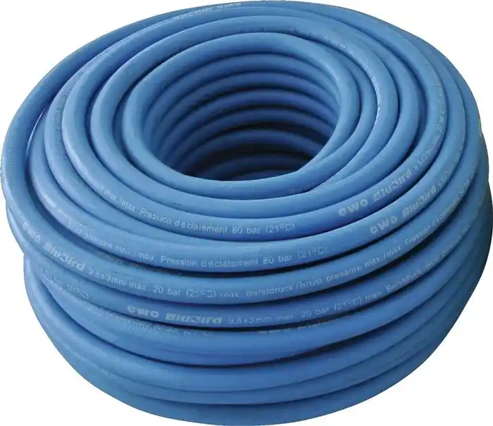 Versand Am Gleichen Tag Druckluftschlauch flextrem BluBird ID 13mm AD 21mm L.50m blau EWO, Menge 50 lfm