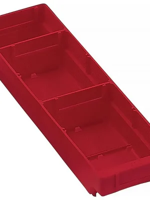 Regalkasten L400xB120xH65mm rot PP KAPPES Direkt Vom Hersteller