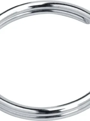 Schlüsselringe Innen-Ø10mm Außen-Ø12mm Stahl vernickelt , Menge 100 Stk Expressversand
