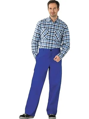Schweißerschutz-Bundhose Nr.1703 Gr.48 kornblau PLANAM Mega-Angebot