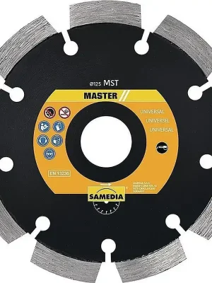 Diamanttrennscheibe MST Ø115mm Bohr.22.23mm lasergeschweißt 11mm SAMEDIA Geprüft