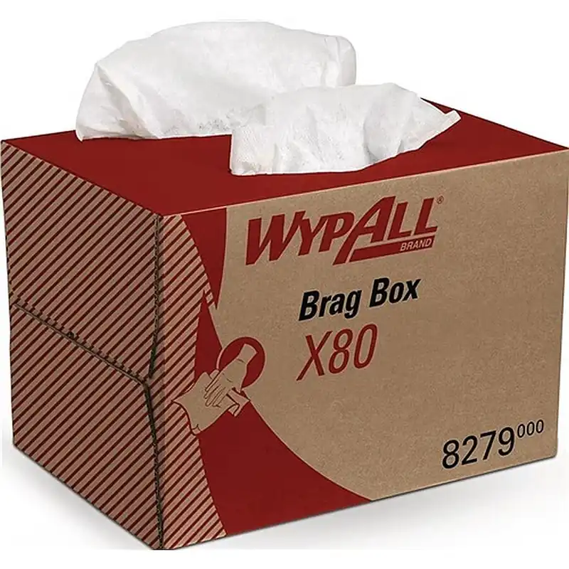 Kimberly-Clark Wischtuch WypAll X80 8279 L424xB282ca.mm weiß 1-lagig Box WYPALL Sonderaktion