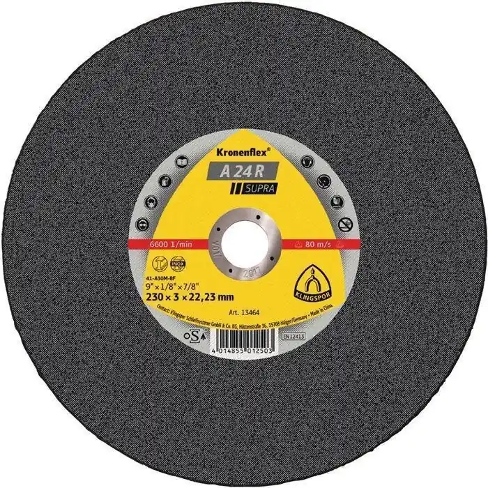 Solange Der Vorrat Reicht Trennscheibe A 24 R Supra D180x3mm ger. Stahl Bohr.22.23mm KLINGSPOR, Menge 25 Stk