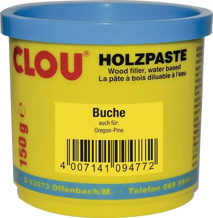 Alfred Clouth Holzpaste Farbe 04 buche 150g Dose CLOU, Menge 6 Stk Wochenendangebot