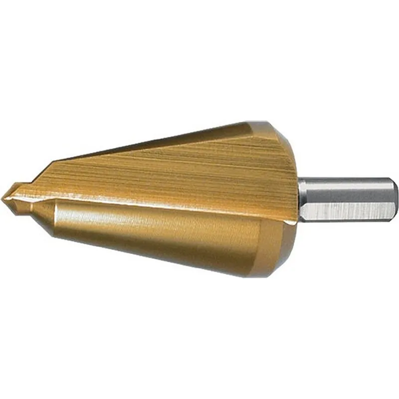 Blechschälbohrer Bohrber.16-30.5mm HSS TiN Gesamt-L.76mm Z.2 RUKO Kracherpreis
