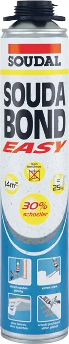 Preisknaller 1K PU-Klebstoff SOUDABOND EASY orange 800 ml Dose SOUDAL, Menge 12 Stk