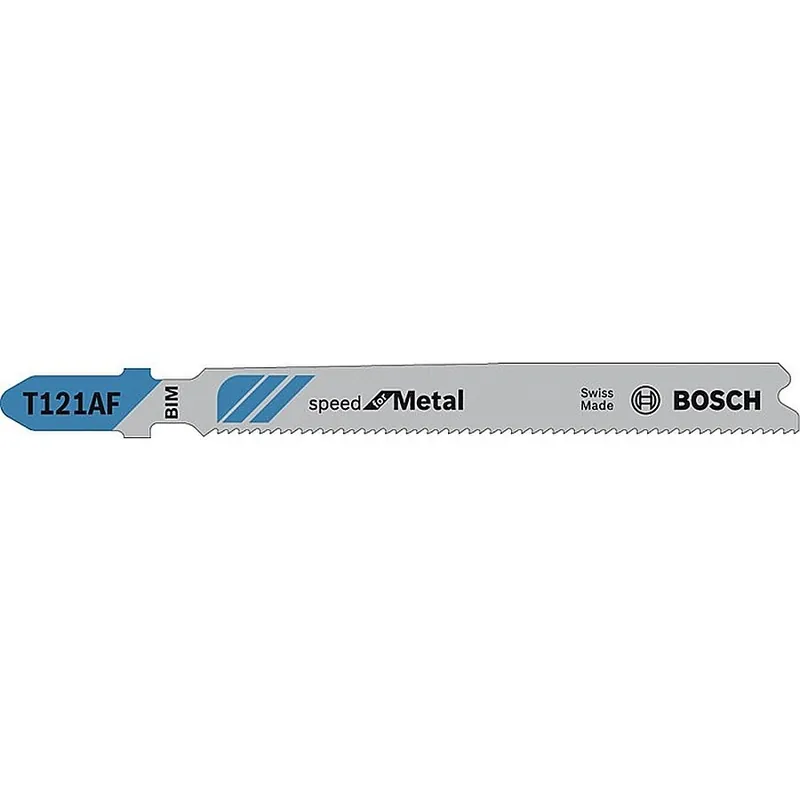 Ausverkauf Stichsägeblatt T 121 AF Gesamt-L.92mm Zahnt.1.2mm BIM 5 St./Karte BOSCH