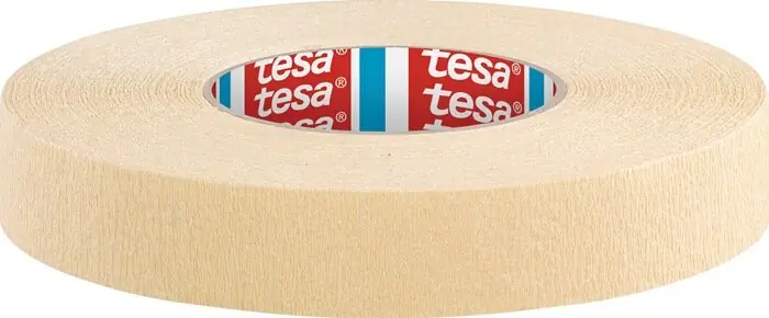 Kreppband tesakrepp 4322 sta.gekreppt chamois L.50m B.25mm Rl.TESA, Menge 12 Rolle Heißes Angebot