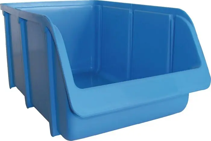 Kracherpreis Sichtlagerkasten L332/290xB207xH155mm PP blau stapelbar HÜNERSDORFF, Menge 12 Stk