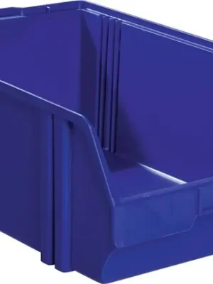Markenprodukt Alfred Häner Sichtlagerkasten LK L500/450xB300xH180mm PS blau LA-KA-PE, Menge 10 Stk