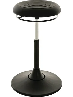 Drehhocker Kunststoff-Tellerfuß PU-Integralschaum schwarz Sitz-H.510-700mm LOTZ Highlight