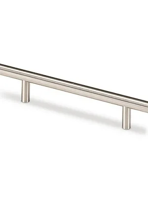 Billig Möbelgriff Hale Stahl VA Optik geb.2x540mm Ø12mm HETTICH