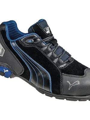 Direkt Vom Hersteller ISM Sicherheitsschuh Rio Black Low Gr.39 schwarz/blau Leder S3 SRC EN20345 PUMA