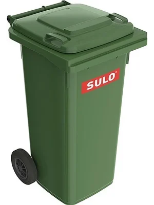 Direkt Vom Hersteller Müllgroßbehälter 120l HDPE grün fahrbar.n.EN 840 SULO