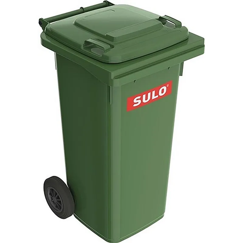 Direkt Vom Hersteller Müllgroßbehälter 120l HDPE grün fahrbar.n.EN 840 SULO