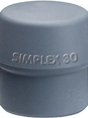 Markenware Schonhammerkopf SIMPLEX Kopf-Ø80mm TPE-mid grau mittelh.HALDER