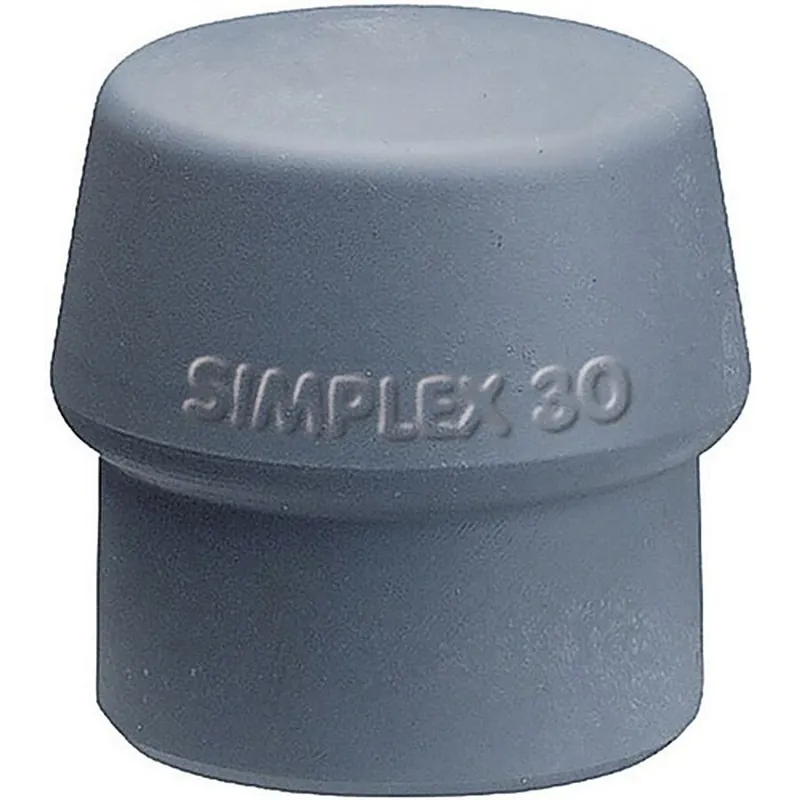 Markenware Schonhammerkopf SIMPLEX Kopf-Ø80mm TPE-mid grau mittelh.HALDER
