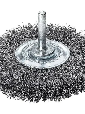 Lessmann Schaftrundbürste Ø60mm Schaft 6mm Drahtstärke 0.3mm Stahl 18mm 15000min-¹ Echt