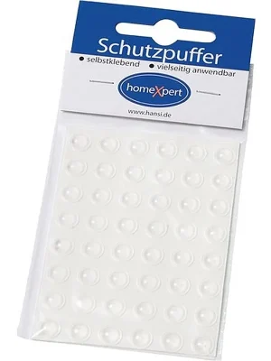 Neu Im Sortiment Hansi-Siebert Schutzpuffer Clear 6.4mm Kunststoff transp.Linse selbstkl.