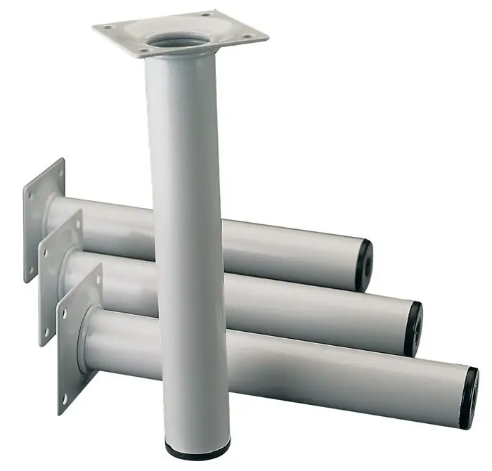 Letzte Chance DIY Möbelfuß weiß 30mm H.800mm Platte ELEMENT SYSTEM, Menge 4 Stk