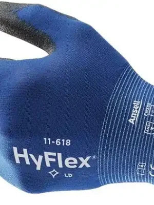 Ansell Healthcare Handschuhe HyFlex 11-618 Gr.10 blau/schwarz EN 388 PSA II Nylon mit PU ANSELL, Menge 12 Stk Heißes Angebot