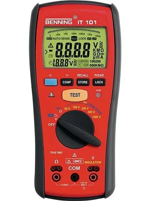 Isolations-/Widerstandsmessgerät IT101 0.1-600 V AC/DC V 50 kOhm-20 GOhm BENNING Highlight