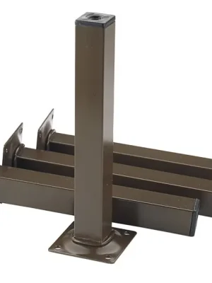Jetzt Bestellen DIY Möbelfuß verchromt 25x25mm H.700mm Platte ELEMENT SYSTEM, Menge 4 Stk